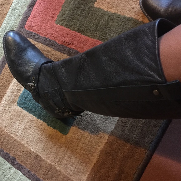 Dolce Vita Leather Boots (cowboy style)