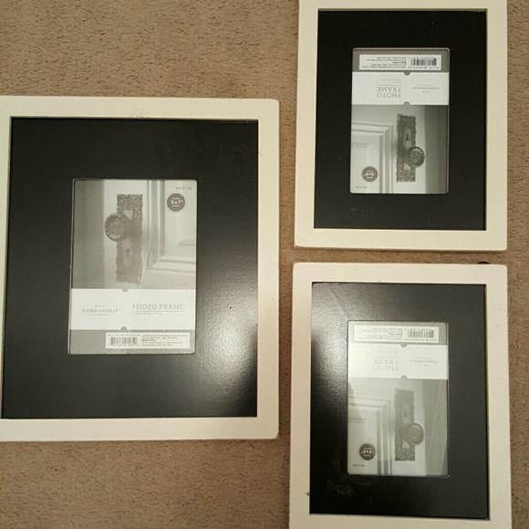 Three matching picture frames!