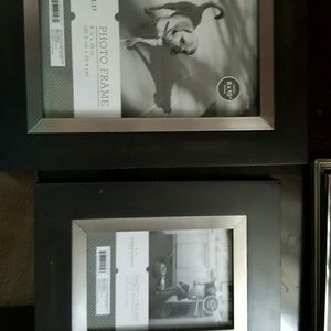 Two black matching frames