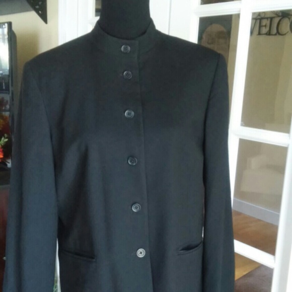 BLACK TALBOTS JACKET SZ 12