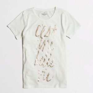 JCREW belle vie collector tee