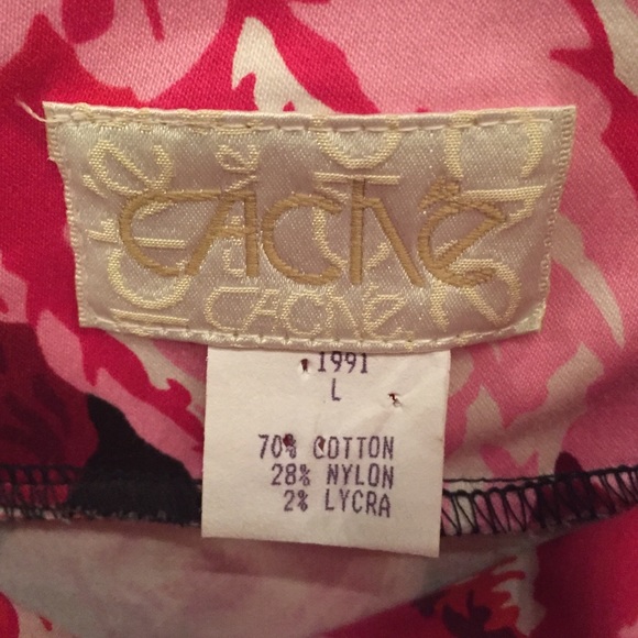 Cache pink/red flower dress - Picture 3 of 4