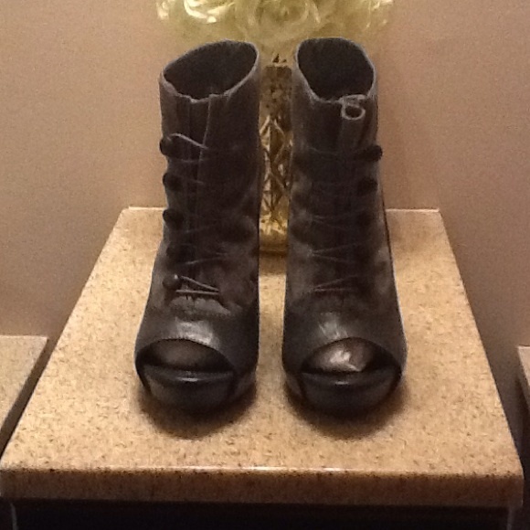 Gray Steven Madden Luxe Booties