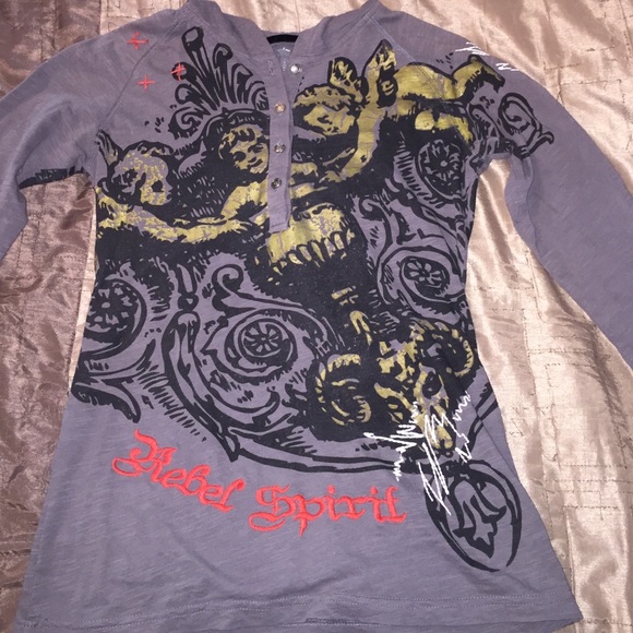 Rebel Spirit long sleeved hoodie