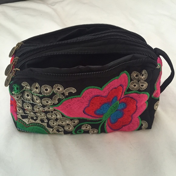 Embroidered Accessory Bag - Picture 1 of 2