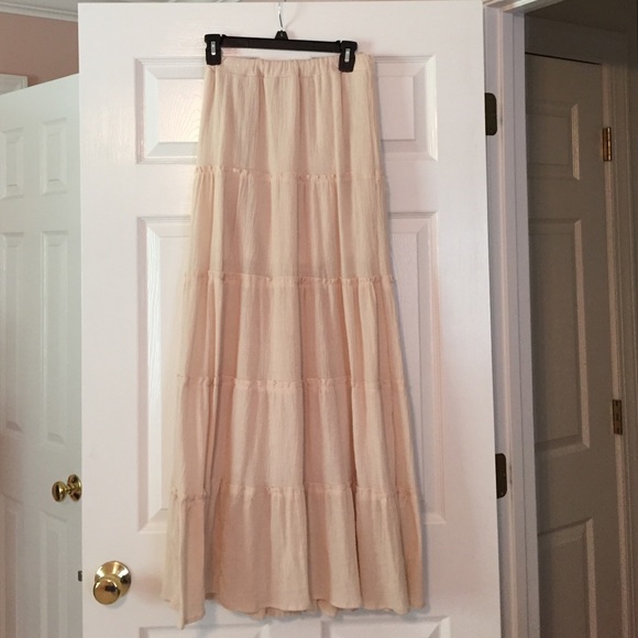 Tan maxi skirt