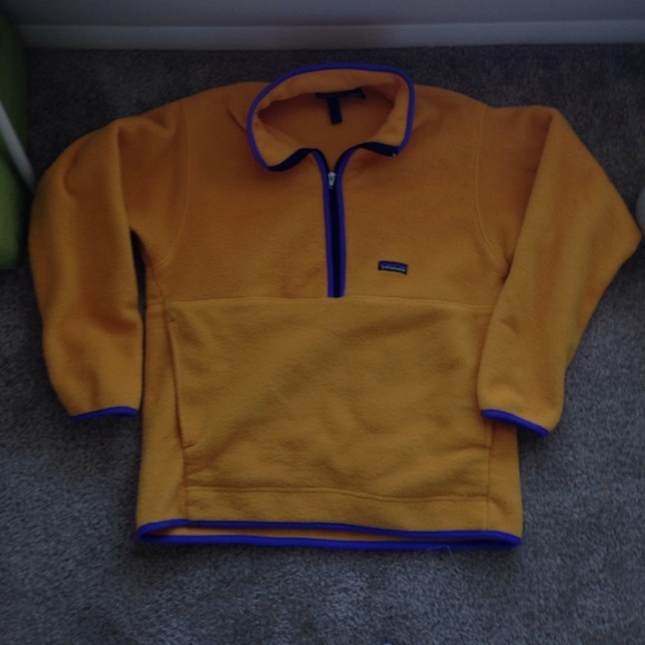 Yellow Patagonia pull over