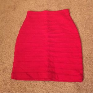 Red Express Skirt