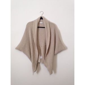 Tan Over-Sized Sweater Shrug