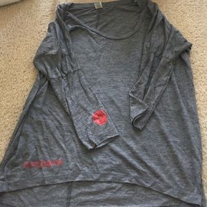 pure barre grey long sleeve