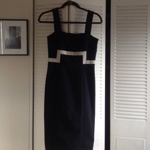 DVF black dress