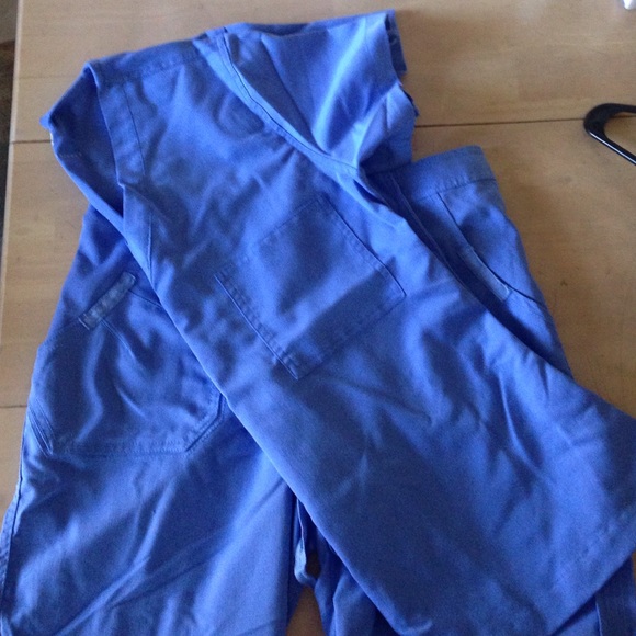 ❌SOLD❌Medical blue pants & top set