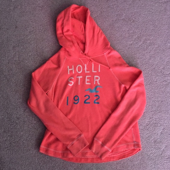 Cute orange hollister sweatshirt