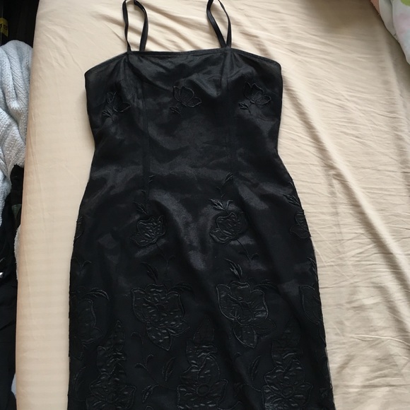 Black dress lacy
