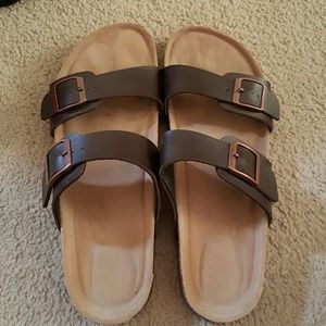 Brown sandals