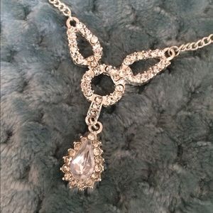 Bridesmaid jewelry, necklace and earrings