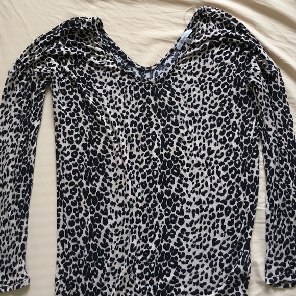 Leopard top long sleeves