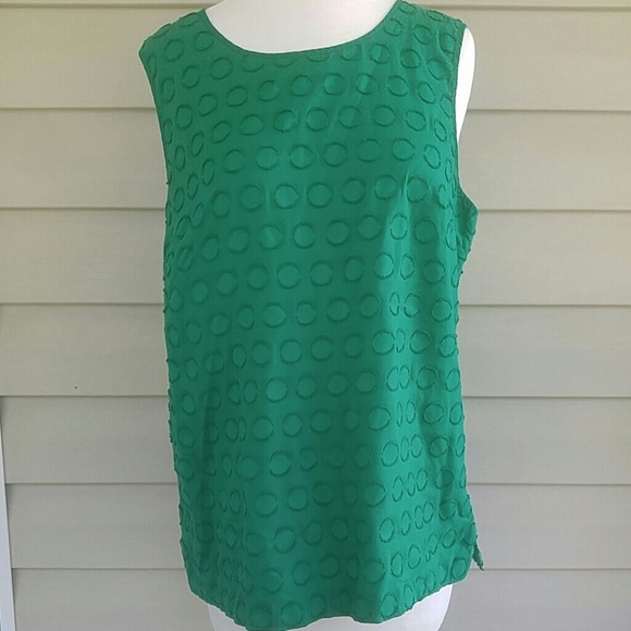 Green Talbot's sleeveless shirt size 14