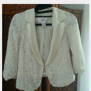 White lacy Blazer❤️
