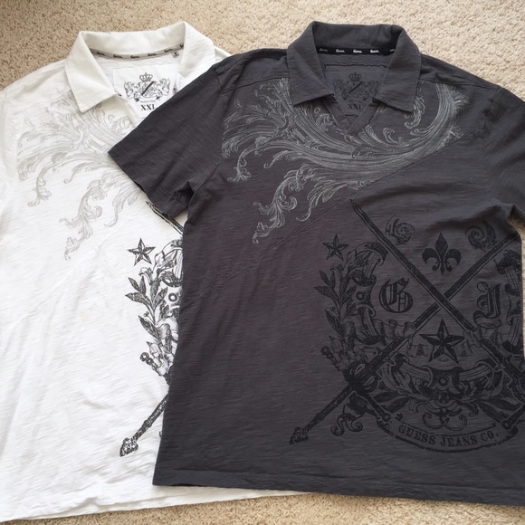 Bundle 2 Guess men's slim fit poloshirt