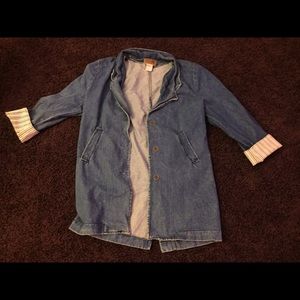 jean coat very nice name brand Venezia