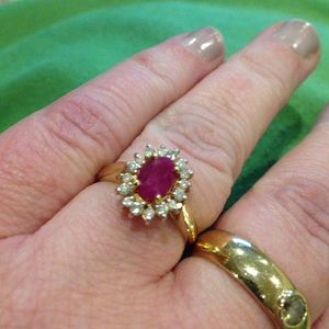 Ruby and Diamond Ring