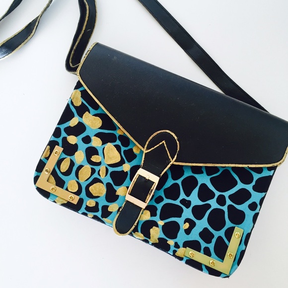 Bold Leopard Print Satchel