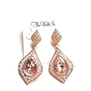 Rose Gold Statement Earrings