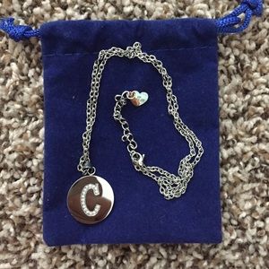 Swarovski Elements Initial Pendant