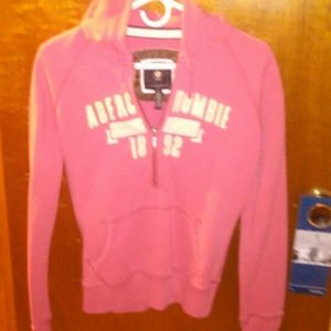 Abercrombie half zip pullover hoodie