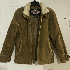 Women's Harley Hunter Green Corduroy Jacket