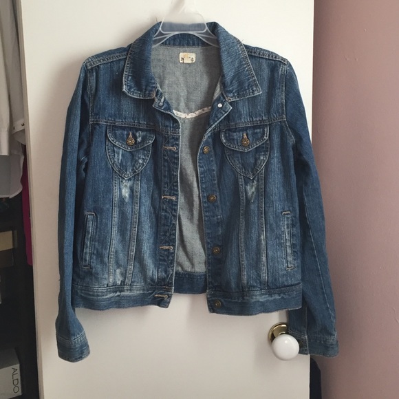 Distressed Jean Jacket