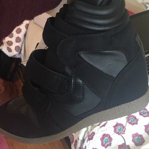 Never been worn heeled sneakers