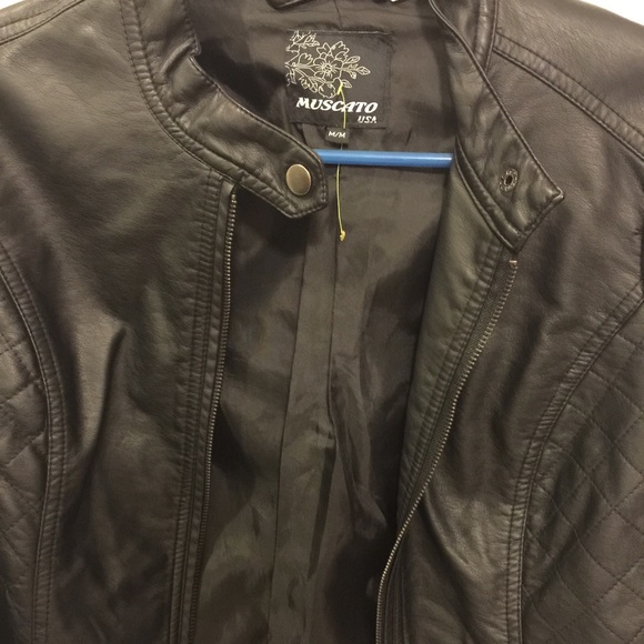 SOLD Women Motorbike Faux Leather Jacket - Picture 2 of 2