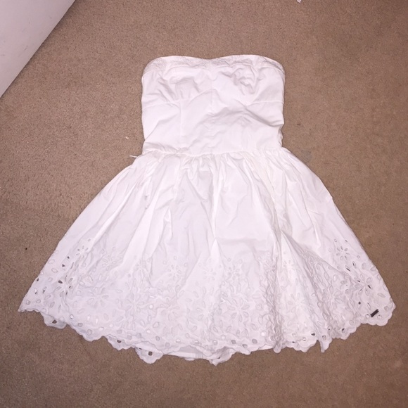 White mini dress