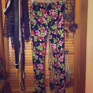 Floral leggings