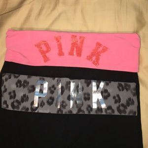 Two Victoria's Secret PINK leggings