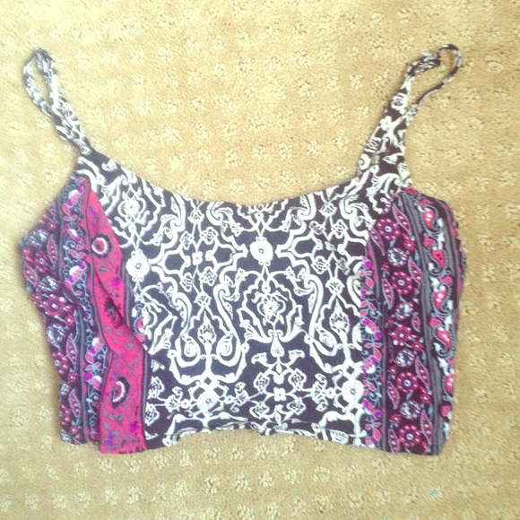 Patterned crop top