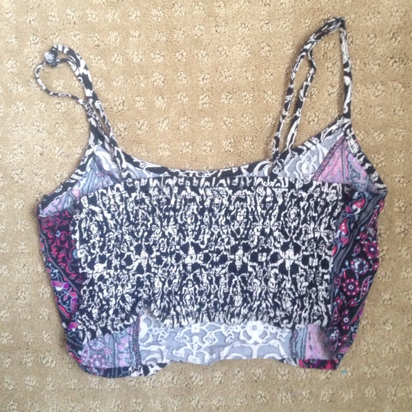 Patterned crop top - Picture 2 of 2