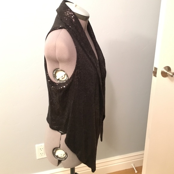 Black sequined H&M cardigan size S - Picture 3 of 4