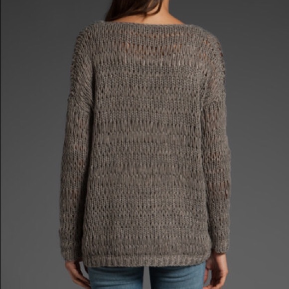 Vince Loose Knit Wool String Sweater - Picture 2 of 4