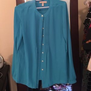 Banana republic extra small turquoise blouse