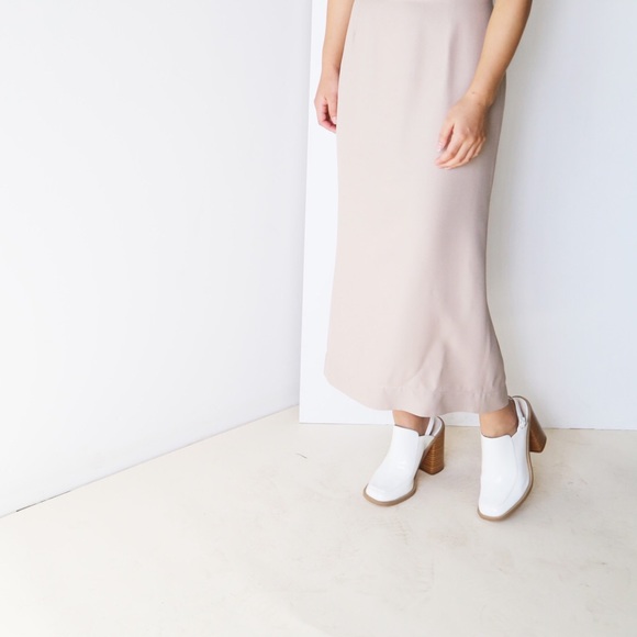 LIKE NEW! ASOS White Mules - UK 4 - US 7