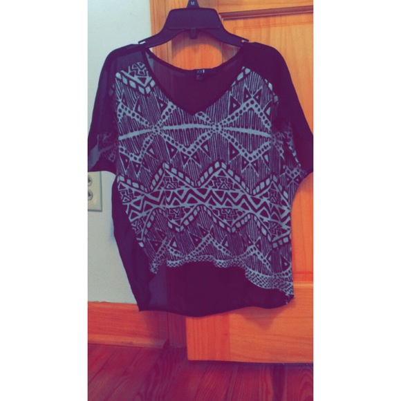 Black and White Shirt