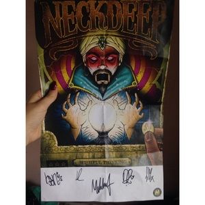 Signed Neck Deep poster