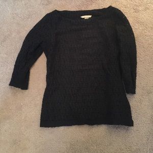Banana republic size 2 black lace top