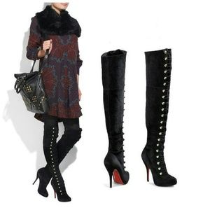 Black Lace Up Boots