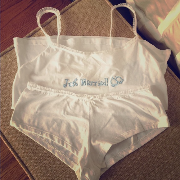 Just Married Cami & Panties