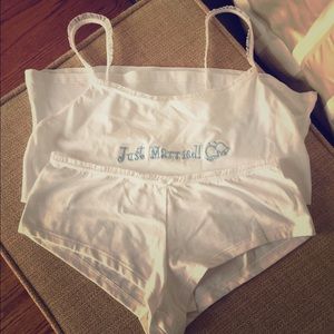 Just Married Cami & Panties