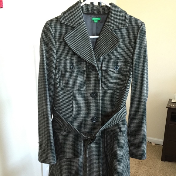 Benetton Jackets & Coats - United Colors of Benetton Women Long Wool Coat Benetton Jackets & Coats - United Colors of Benetton Women Long Wool Coat